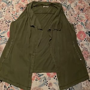 Army Green layering vest